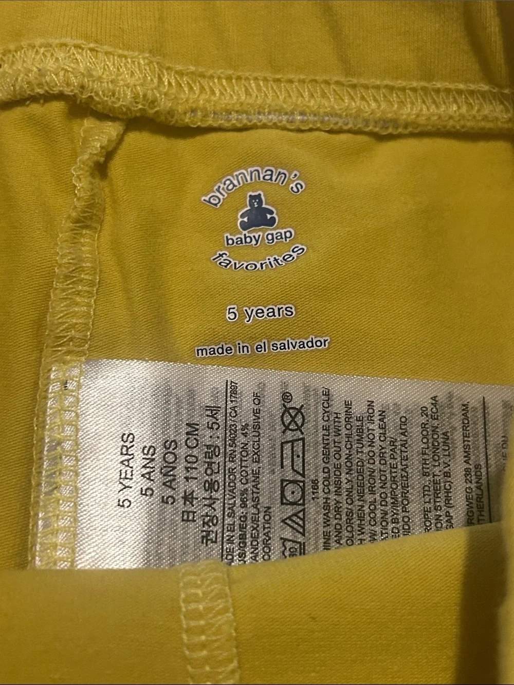GAP Girls Yellow 'Best Friends' Tank & Shorts Set